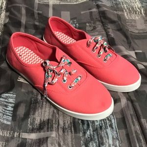 NWOT Pink Canvas Sneakers